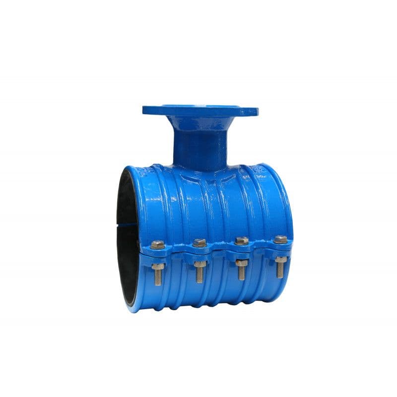 JAFAR Obejma z odejściem kołnierzowym Dz 160/ DN 80 PN 16